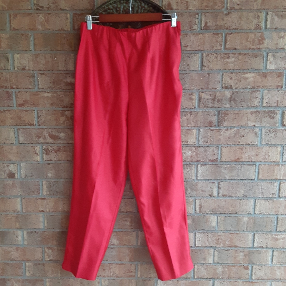 Vintage Red Trouser Pants